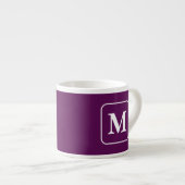 Tasse Expresso Plum Perfection - Monogram Espresso Cup (Devant droit)