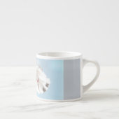 Tasse Expresso Plumes blanches de colombe Flying Bird Photographi (Droite)