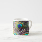 Tasse Expresso Plumes de paon (Devant droit)