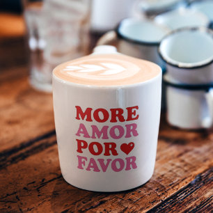 Tasse Expresso Plus d'amour s'il vous plaît – Amour de la Saint-V