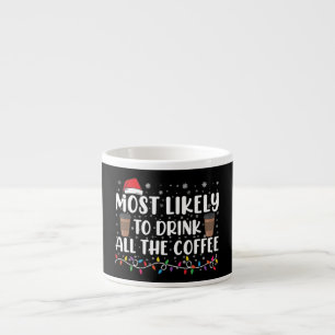 Tasse Expresso Plus susceptible de boire tout le café Noël