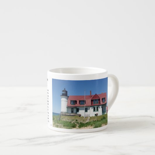 Tasse Expresso Point Betsie Phare histoire espresso mule (Devant droit)
