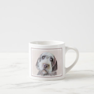 Tasse Expresso Pointing à poils durs Peinture Griffon - Art Chien