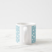 Tasse Expresso Points Dalmatiens Bleus, Points Dalmatiens, Impres (Dos)