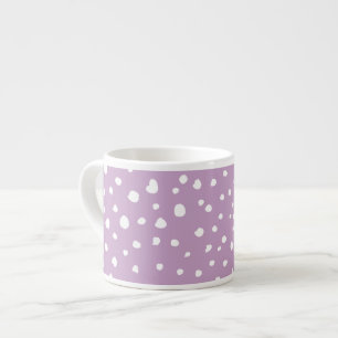 Tasse Expresso Points Dalmatiens Lilac, Points Dalmatiens, Pots D