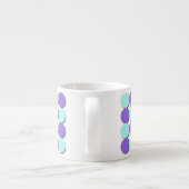Tasse Expresso Pois Aqua & Blue (Dos)