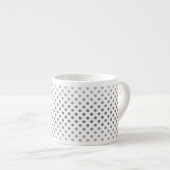 Tasse Expresso Pois Silver Gradient par Shirley Taylor (Devant droit)