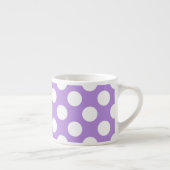 Tasse Expresso Pois violets, Motif à points Polka, points, pointi (Droite)