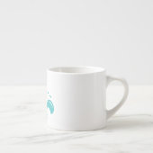 Tasse Expresso Poisson de Jésus Fleur de Lis (Droite)