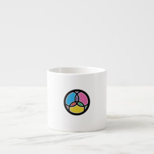 Tasse Expresso Poisson de Jésus Trinité Vitrail