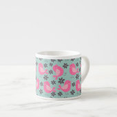 Tasse Expresso Polka Dot Birds and Flowers (Devant droit)