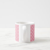Tasse Expresso Polka Dots on Pink Pattern (Dos)
