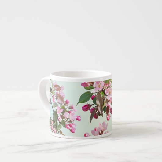 Tasse Expresso Pommes fleuries 2 (Devant gauche)