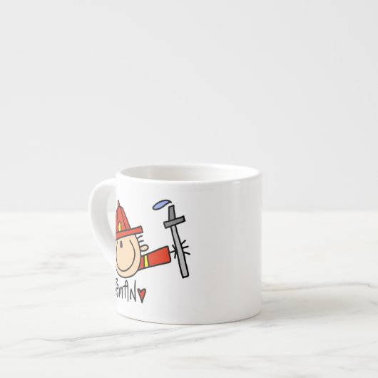 Tasse Expresso Pompier (Devant gauche)