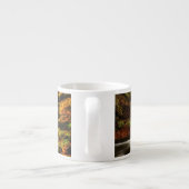 Tasse Expresso Pont en bois et crique dans l'automne (Dos)