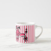 Tasse Expresso Poodle rose des années 50 (Droite)