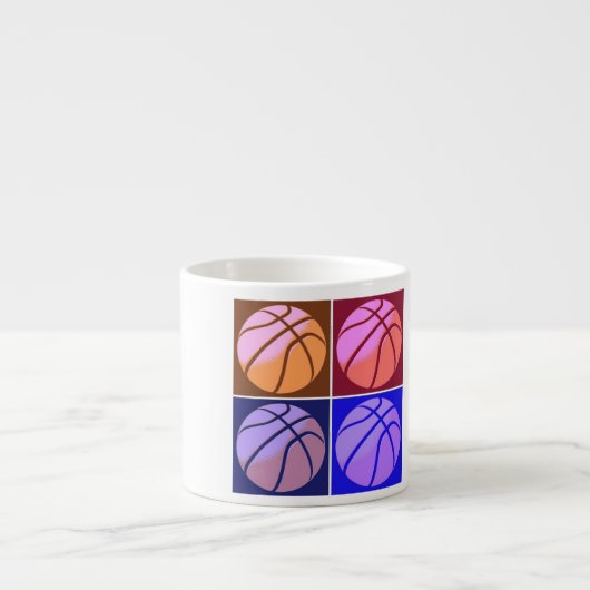 Tasse Expresso Pop Art Basket (Devant)