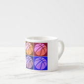 Tasse Expresso Pop Art Basket (Devant droit)
