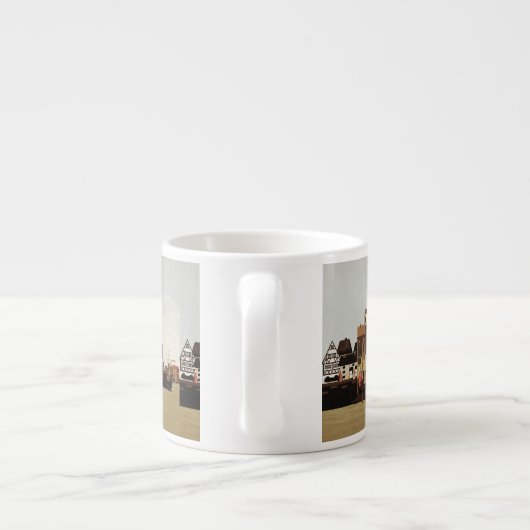 Tasse Expresso Port médiéval (Dos)