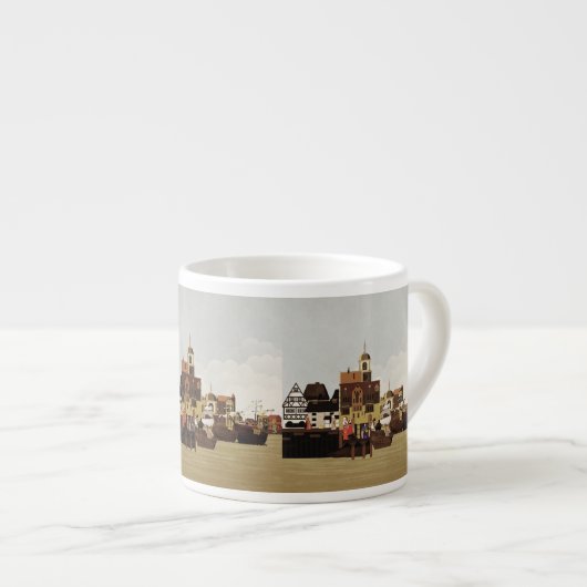 Tasse Expresso Port médiéval (Devant droit)