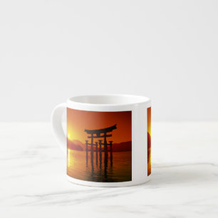 Tasse Expresso Porte O-Torii, sanctuaire d'Itsukushima, Miyajima,