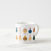 Tasse Expresso Poulet mou (Devant droit)