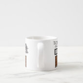 Tasse Expresso Pourquoi humour de dur labeur d'occasion (Dos)