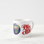 Tasse Expresso Prêchez Jésus (Devant droit)