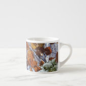 Tasse Expresso Premier style de camouflage hivernal de neige (Droite)