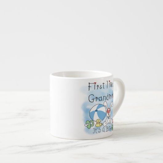 Tasse Expresso Première Grand-mère des cadeaux de garçon (Devant droit)
