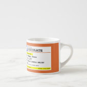 Tasse Expresso Prescription Chocolat Nom personnalisable Drôle    (Droite)