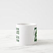 Tasse Expresso Préserver le pickat sauvage un squatch (Devant)