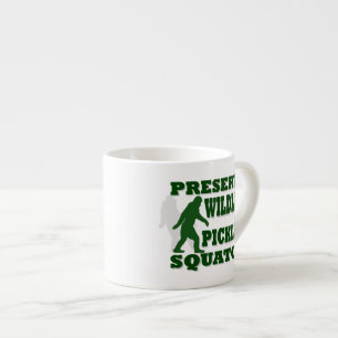 Tasse Expresso Préserver le pickat sauvage un squatch