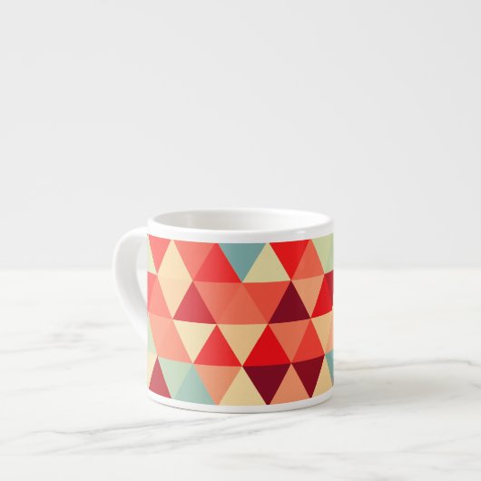 Tasse Expresso Pretty triangle pattern II + your ideas (Devant gauche)