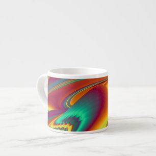 Tasse Expresso Printemps Été Automne Fleurs Magie