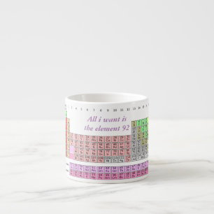 Tasse Expresso Professeur de chimie - Tableau périodique Professe
