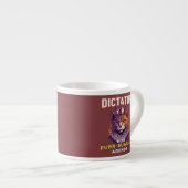 Tasse Expresso Programme de la persuasion Conception amusante de (Devant droit)