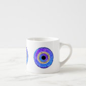 Tasse Expresso Protection de l'œil maléfique bleu (Droite)