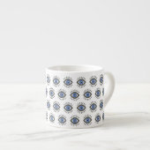 Tasse Expresso Protection des yeux mal, oeil bleu grec, troisième (Devant droit)
