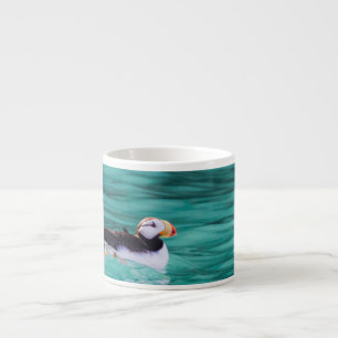 Tasse Expresso Puffin Dans La Baie De Résurrection, Alaska