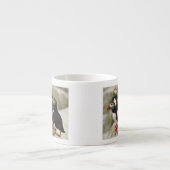 Tasse Expresso Puffins de l'Atlantique sur l'île des phoques Mach (Devant)