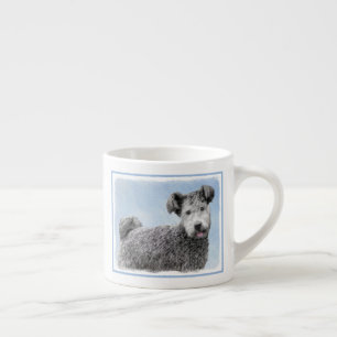 Tasse Expresso Pumi Peinture - Cute Original Chien Art