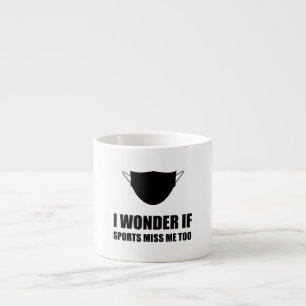 Tasse Expresso Quarantine Covid Sports me manque aussi