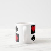 Tasse Expresso Quatre combinaisons de cartes (Dos)