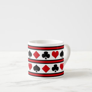 Tasse Expresso Quatre combinaisons de cartes