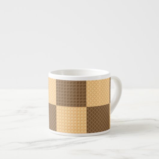 Tasse Expresso Quatre gaufrettes (Devant droit)