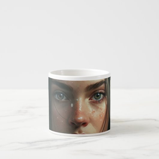 Tasse Expresso Rain hood girl (Devant)