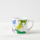 Tasse Expresso Rainbow Horses - "Dotty about Horses !" (Droite)