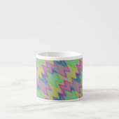 Tasse Expresso Rainbow Zigzags (Devant)