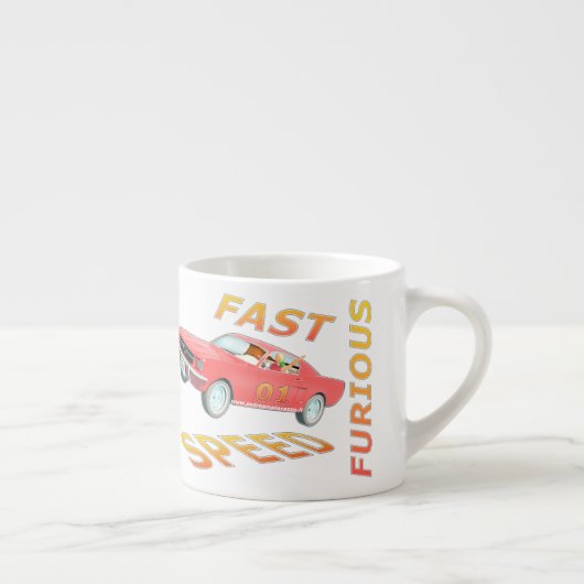 Tasse Expresso Rapide et rapide furieux 01 (Droite)